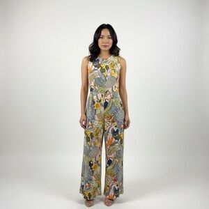 J. McLaughlin Multicolor Floral Jumpsuit size medium